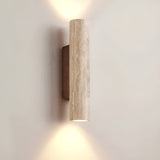 Travertin Wandlamp met Up- en Downlight