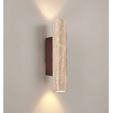 Travertin Wandlamp met Up- en Downlight