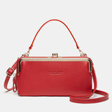 Compacte crossbody telefoontas met verstelbare schouderband