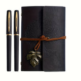 Notitieboek Set met Boomdesign en Pennen