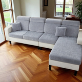 Norda Elastische Bankhoes voor Losse Kussens – Grijs