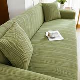 Vora Jacquard Elastische Bankhoes – Lichtgrijs