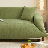 Vora Jacquard Elastische Bankhoes – Lichtgrijs