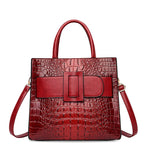 Designer Handtas in Croco Stijl – Chique en Praktisch voor Vrouwen.