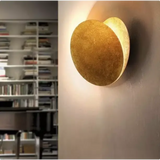Gouden Halve Maan Wandlamp met LED Verlichting