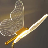 Gouden Vlinder LED Tafellamp met Warm Licht