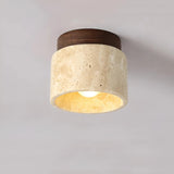 Plafondlamp Beige met Steenlook