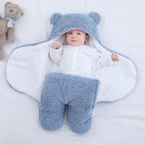 Baby Inbakerslaapzak Bruin met Beertjesoren
