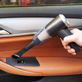 Draadloze Auto Stofzuiger Zwart Oplaadbaar