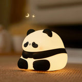 Panda LED Nachtlamp voor Kinderen – Wit & Zwart