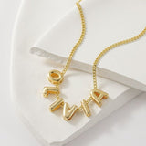 Dames Naamketting Zilver Gepersonaliseerd