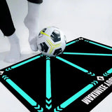 Voetbal Trainingsmat Zwart met Trainingszones