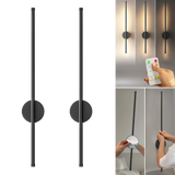 Zwarte LED Wandlamp met Afstandsbediening