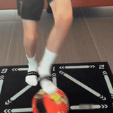 Voetbal Trainingsmat Zwart met Trainingszones