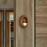 Houten Vogel Deurbel Bruin met Messing Bel