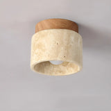 Plafondlamp Beige met Steenlook
