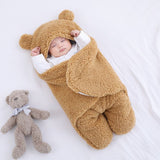 Baby Inbakerslaapzak Bruin met Beertjesoren