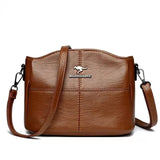Dames crossbody tas van vegan leer met afneembare band