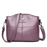 Dames crossbody tas van vegan leer met afneembare band