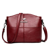 Dames crossbody tas van vegan leer met afneembare band