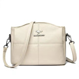 Dames crossbody tas van vegan leer met afneembare band