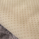 Pluche Bankhoes met Golfpatroon – Beige