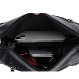 Dames crossbody tas van kunstleer met ritsvakken