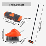 Voegenborstel Set – 3-in-1 Onkruidborstel