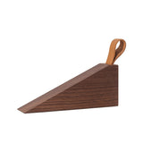 Bruine Houten Deurstopper met Handgreep