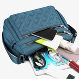 Waterafstotende crossbody tas voor dames met vakken