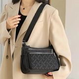Waterafstotende crossbody tas voor dames met vakken