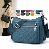 Waterafstotende crossbody tas voor dames met vakken