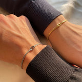 Minimalistische Armband met Fijne Schakel.