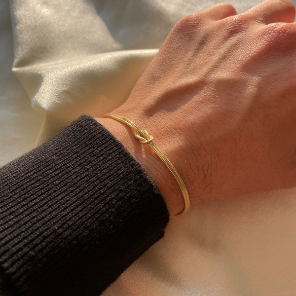 Minimalistische Armband met Fijne Schakel.