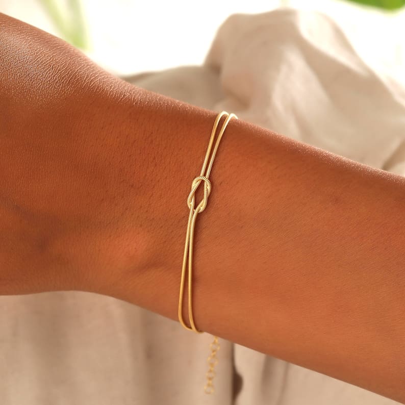 Minimalistische Armband met Fijne Schakel.