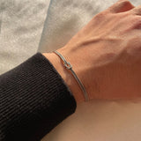 Minimalistische Armband met Fijne Schakel.