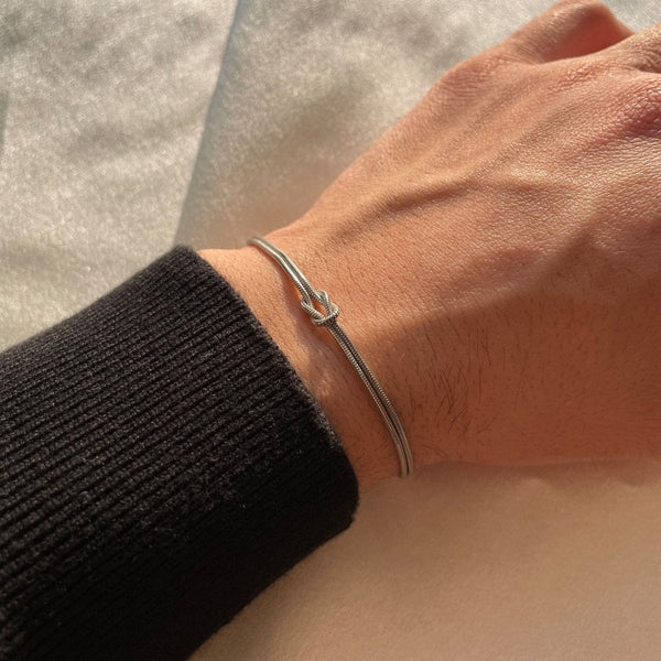 Minimalistische Armband met Fijne Schakel.