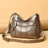 Dames crossbody tas van PU-leer met verstelbare band