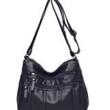 Dames crossbody tas van PU-leer met verstelbare band