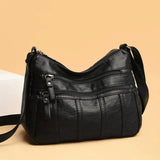Dames crossbody tas van PU-leer met verstelbare band