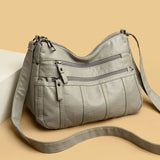 Dames crossbody tas van PU-leer met verstelbare band