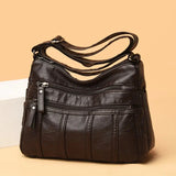 Dames crossbody tas van PU-leer met verstelbare band
