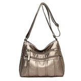 Dames crossbody tas van PU-leer met verstelbare band