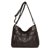 Dames crossbody tas van PU-leer met verstelbare band