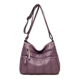 Dames crossbody tas van PU-leer met verstelbare band