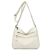 Dames crossbody tas van PU-leer met verstelbare band