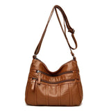 Dames crossbody tas van PU-leer met verstelbare band