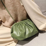 Compacte crossbody tas dames van vegan leer