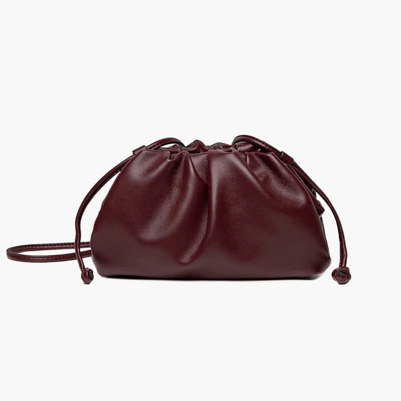 Compacte crossbody tas dames van vegan leer
