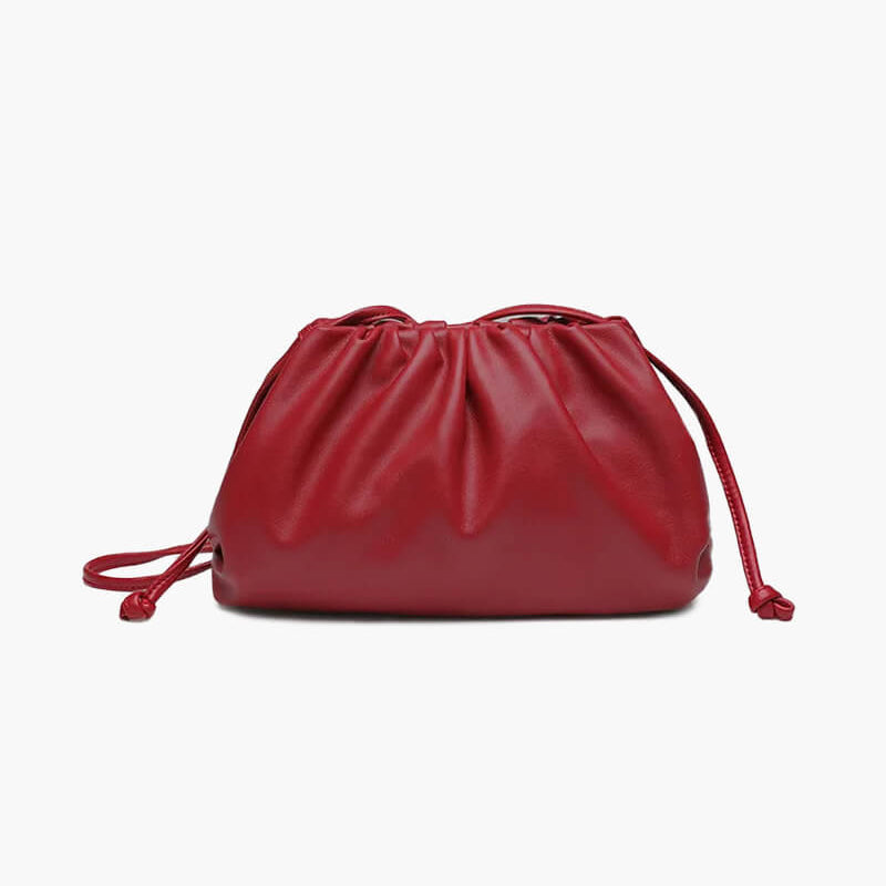 Compacte crossbody tas dames van vegan leer